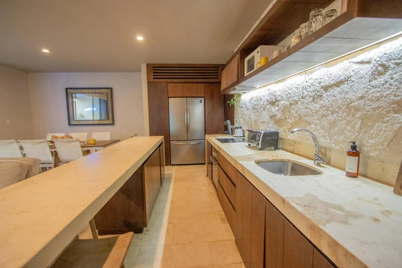 Ideal 4 Groups Aldeazama 2Br 10Pax Apt Papaya Playa トゥルム